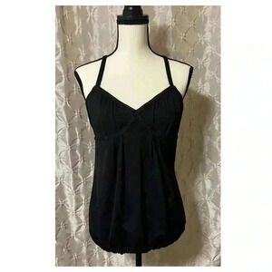Lululemon Black Dance Strap Tank Top Cross Strap Flowy